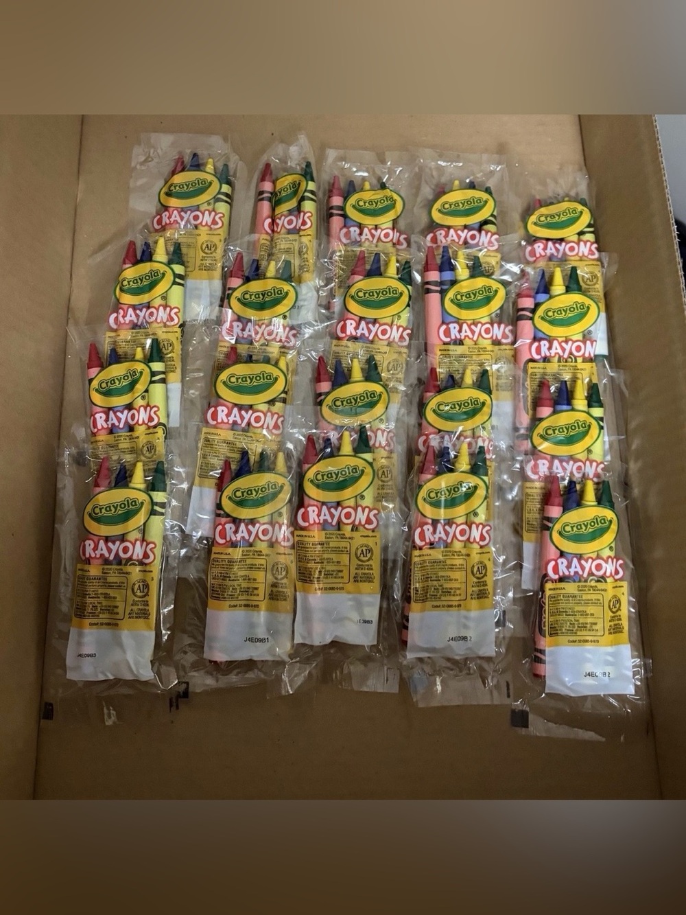 Crayola Party Crayon Favor Packs - Red, Blue, Green, Yellow